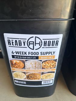 Emergency Food Supply 4-week buckets