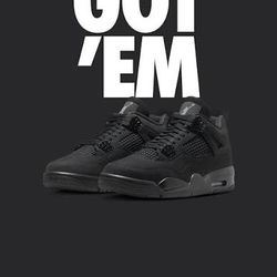 Jordan 4 Black Cat 