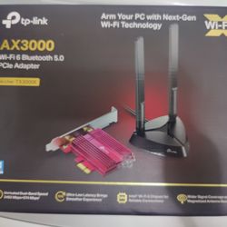 TP-Link Archer TX3000E AX3000 Wi-Fi 6 & Bluetooth 5.0 PCIe Adapter