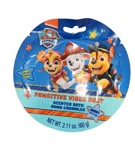 2022 Spin Master Paw Patrol Pawsitive Vibes Dust Scented Bath Bomb Crumbles