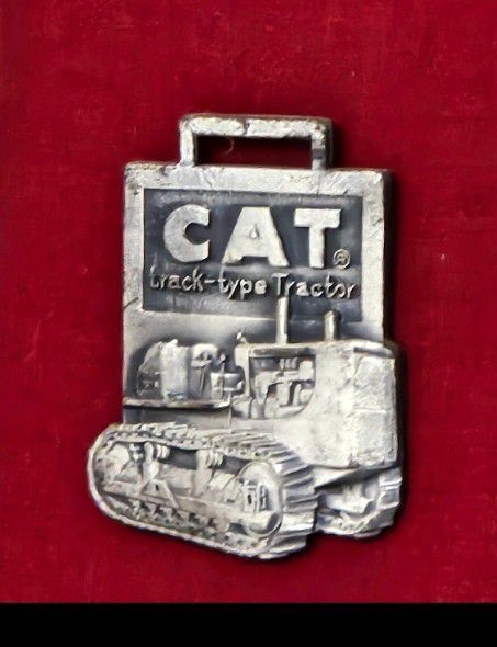Vintage fob from the Caterpillar Company for the Cat track type tractor