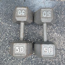 50# dumbbell set