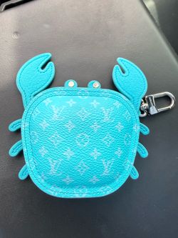 Louis Vuitton LV Crab Bag Charm / Coin Pouch – Blue
