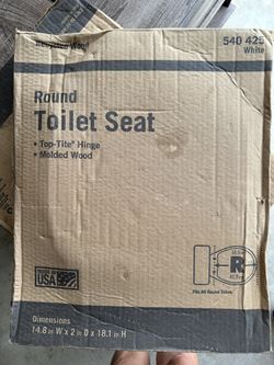 Toilet seats- 2- Round