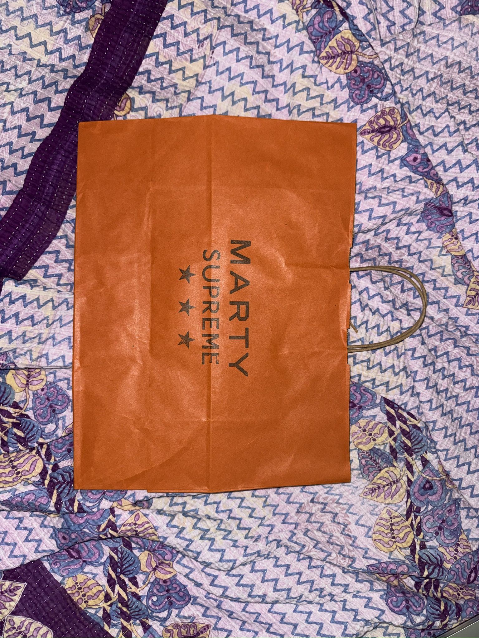 Marty Supreme Nahmias A24 Bag with Card $40