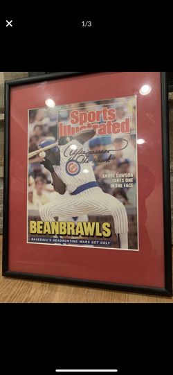 Andre “The Hawk” Dawson “Beanbrawls” autographed Sports Illustrated