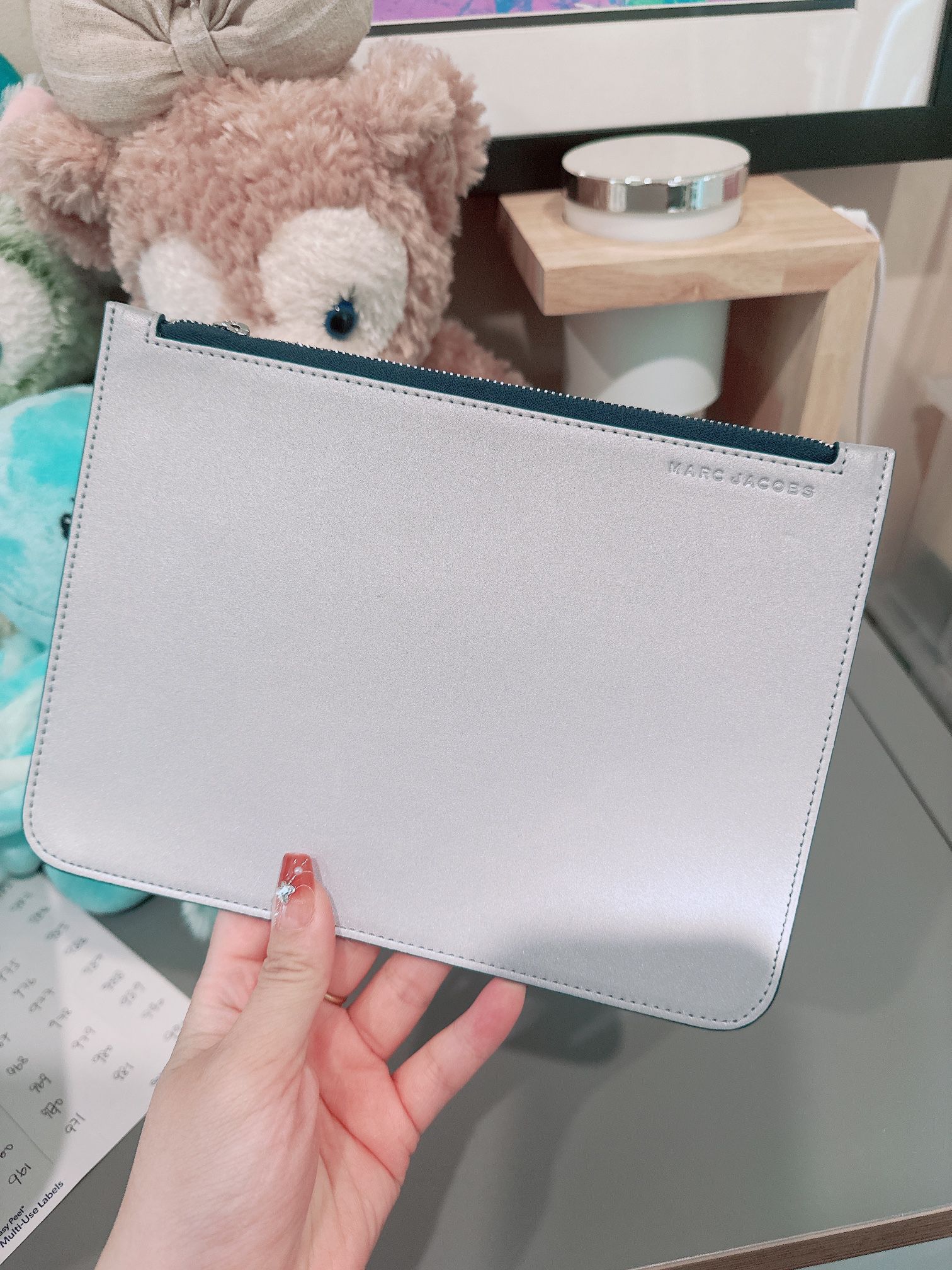 Marc jacobs silver pouch/NWOT