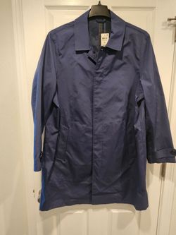 Alfani from Macy's XL mens overcoat slate blue