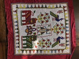 Rajasthani heavy beaded work.