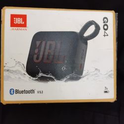 ***JBL GO-4 *WATERPROOF BLUETOOTH SPEAKER THAT CAN CONNECT TO OTHER JBL BLUETOOTH SPEAKERS***