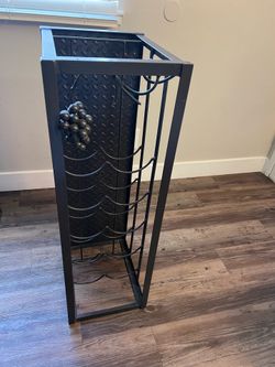 Iron Wine Rack  10 bottles