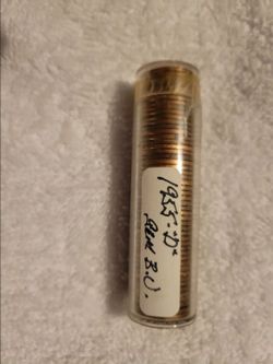 1955 D One Roll of  Gem Brilliant Uncirculated Wheat Cents