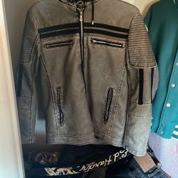 Leather jacket