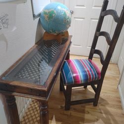 Console/hallway table With Chair