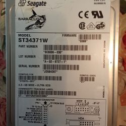 Hard Drive Seagate Barracuda 4094 MB Ultra SCSI 