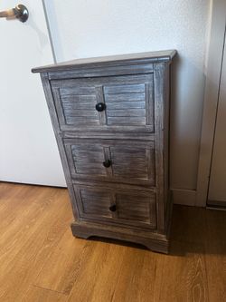 Night stand  color rustic grey