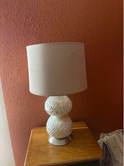 Large lamp and shade