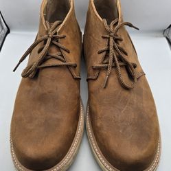 OLIBERTE  Huron Chukka  Mens Leather Ankle Boots Kodiak Brown Size US 13 Vibram