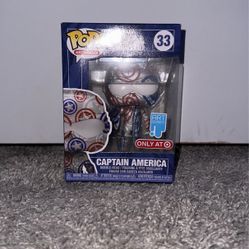 Captain America Art Series Funko Pop