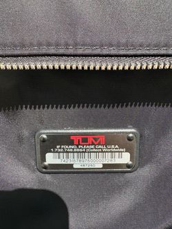 Tumi Leather Suitcase luggage international
