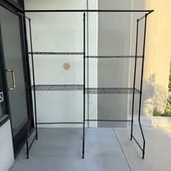 New In Box 66x21x77 Inch Tall Garage Storage Shelf Clothes Drying Rack Over The Washer and Dryer Adjustable Shelves Laundry Room Organizer 