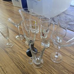 50 different types .of  glasses , all for 25.00