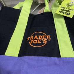 Trader Joes Mini Tote Halloween Bag 
