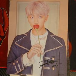 BTS Bangtan boys signed Namjoon rap monster posters kpop