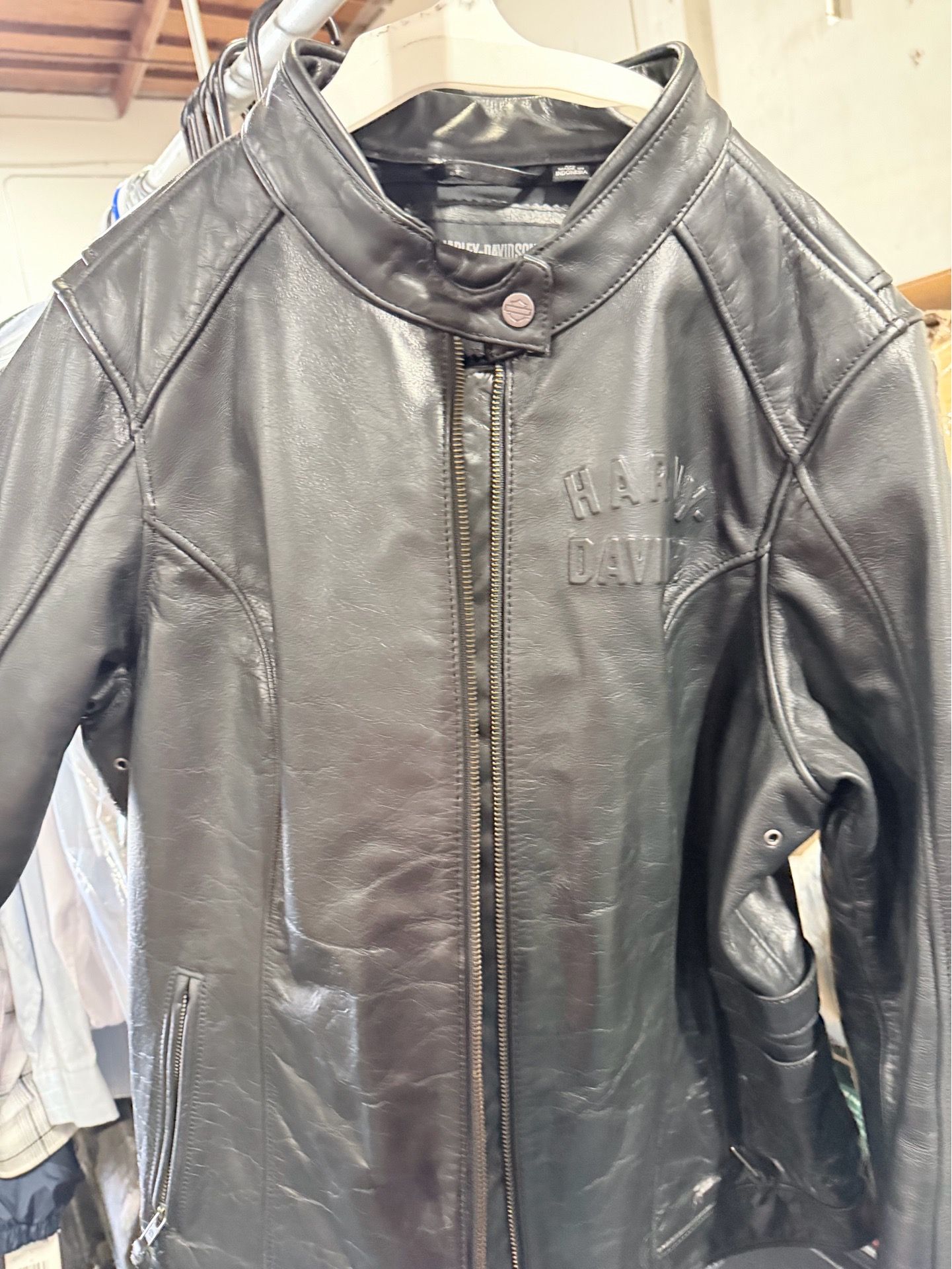 Harley Davidson 100th Anniversary Leather Jacket Mens 2XL – True