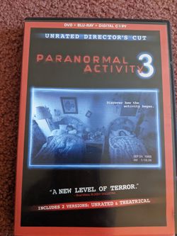 Paranormal Activity 3 Dvd