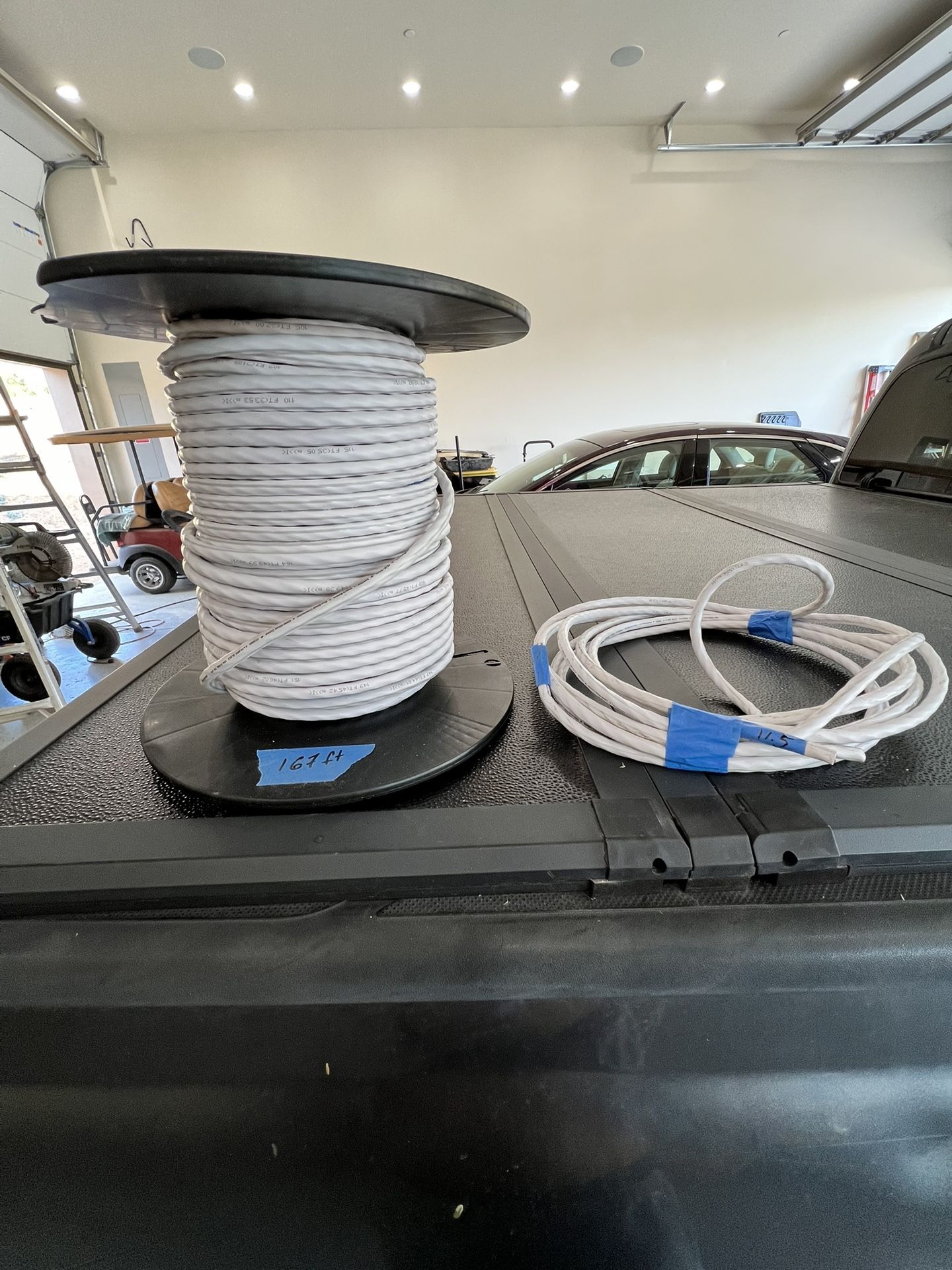 speaker wire 14/4 white