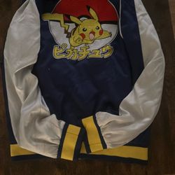 Varsity Pikachu Jacket With Inside Pocket 