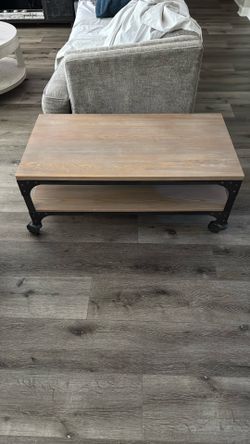 Coffee Table - Farmhouse/industrial Wooden Coffee Table Ready For Pick Up