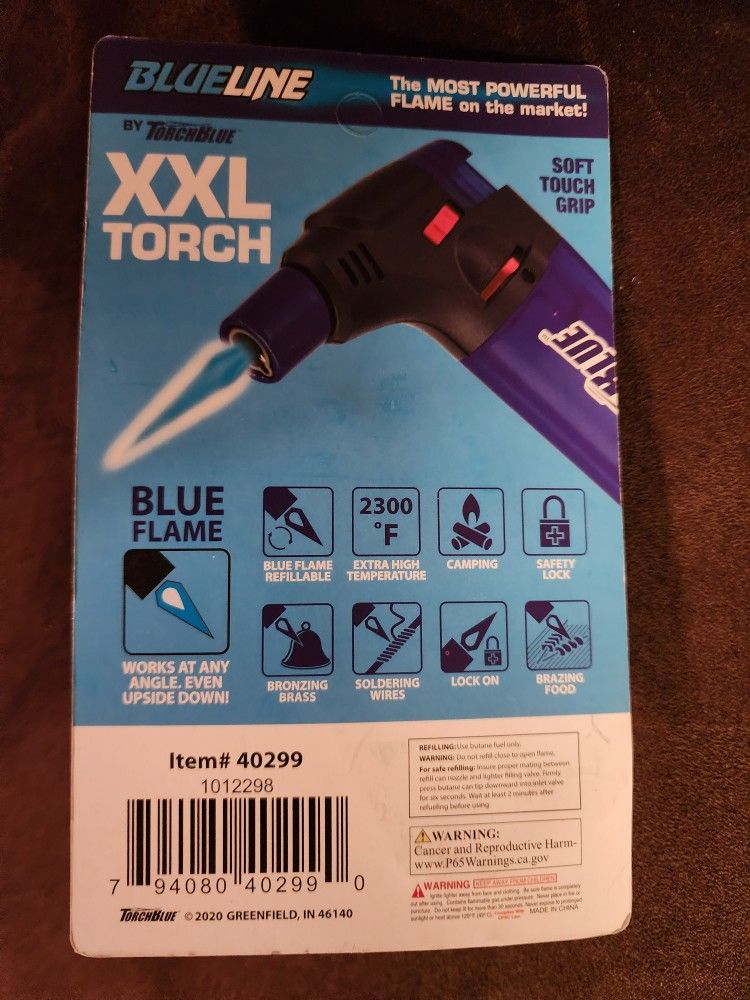 Torch Blue Lighters And Refill Butane