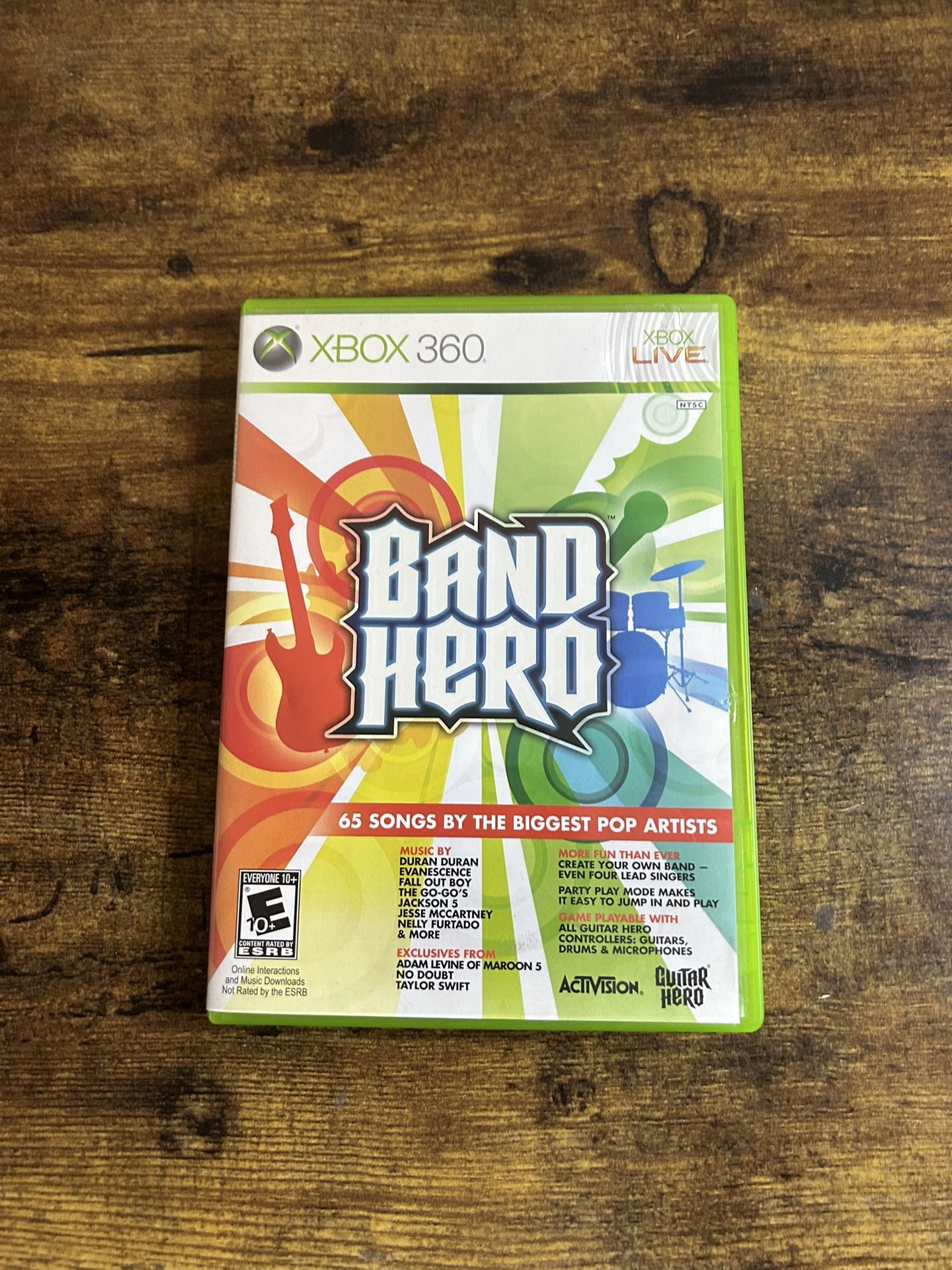๐ค Band Hero for Xbox 360 โ Rock Out with 65 Hit Songs! ๐ธ๐ถ