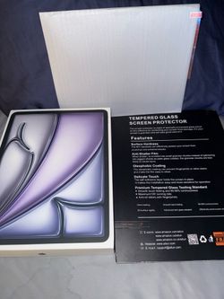 256GB iPad Air FLAWLESS Wifi Box, Cable, & Screen Protector