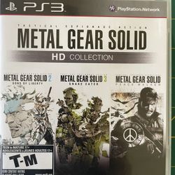 PS3 Metal Gear Solid  HD Collection