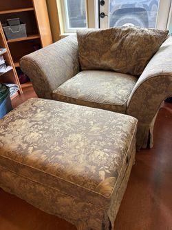 Chair and ottoman