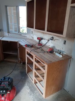 Before And After Cabinet Work !