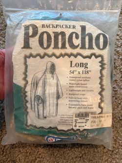 Backpackers Poncho