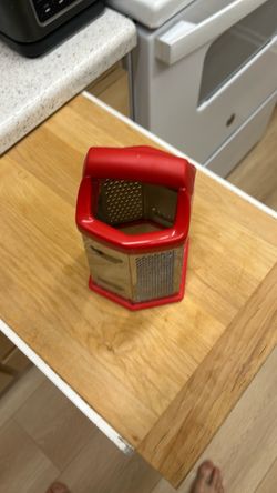 Box Grater with Red Handle