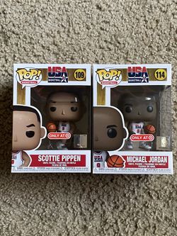 Michael Jordan and Scottie Pippen Funko Pop
