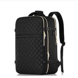 (93000) Large Travel Backpack Women, Flight Approved Carry On Backpack, Water Resistant Anti-Theft Casual Daypack School Bag Fit 17 Inch Laptop with U