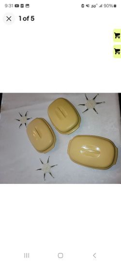 Vintage Tupperware Steam Trio