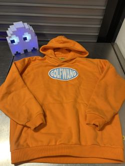 Golf Wang Sweater Mens Medium Blue Orange Logo Y2K Tyler The Creator Hoodie 