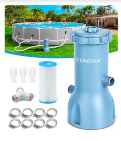 KIMFILTER PRO SERIES 1000GPH ABOVE GROUND POOL FILTER PUMP