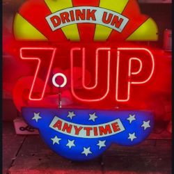 1967 Peter Maxx 7up Neon VERY Nice