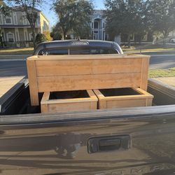 APOPKA Planters Sealed and Stained