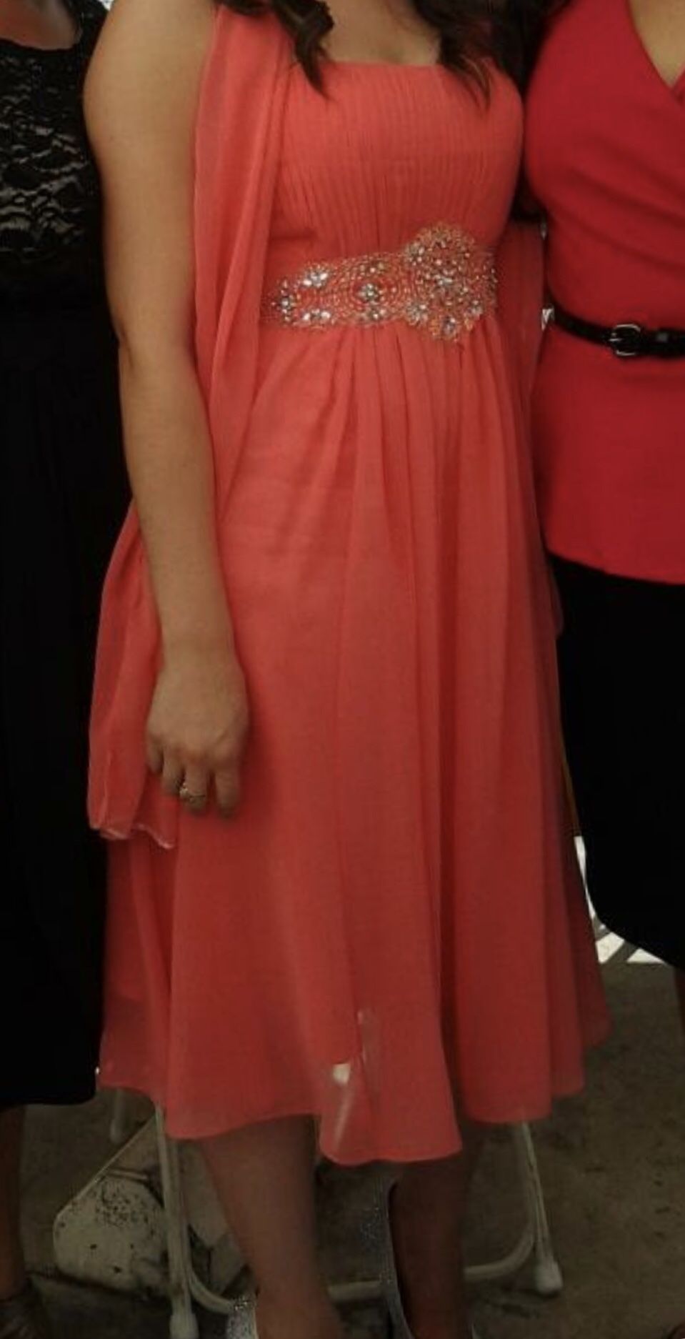 Coral Party Dress