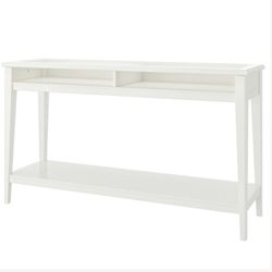 IKEA Assembled Liatrop Glass Console Table